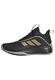 adidas Own The Game 3 Shoes, Scarpe da Basket Uomo, Core Black/Gold Metallic/Mgh Solid Grey, 44 EU