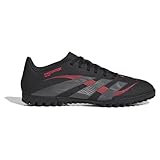 adidas Predator Club Turf Football Boots, Scarpe da Calcio Unisex-Adulto, Core Black/Grey Four/Lucid...