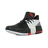 adidas D Lillard 3, Scarpe da Basket Uomo, Nero (Negbas/Neguti/Ftwbla), 44 2/3 EU