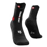 COMPRESSPORT PRO Racing Socks V3.0 Trail, Calzini da Gara Unisex-Adulto, Nero, 45-48