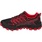 ASICS Men's Gel-Fujitrabuco 7 Running Shoes, 7M, Black/Classic RED