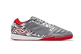 Umbro Chaleira PRO, Scarpe da Calcetto Indoor Uomo, Grigio (Gray Flannel/Goji Berry Gz8), 41 EU