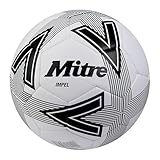 Mitre Impel L30P Football, Highly Durable, Shape Retention, White/Black, 5